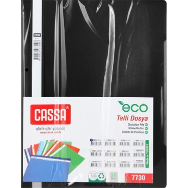 Cassa Telli Dosya Eco Siyah