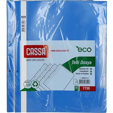 Cassa Telli Dosya Eco Mavi
