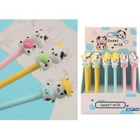 GIPTA JEL KALEM - CUTE COW SİLİNEBİLİR JEL 24LÜ