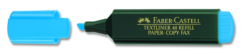 Faber Castell Fosforlu Kalem, Mavi