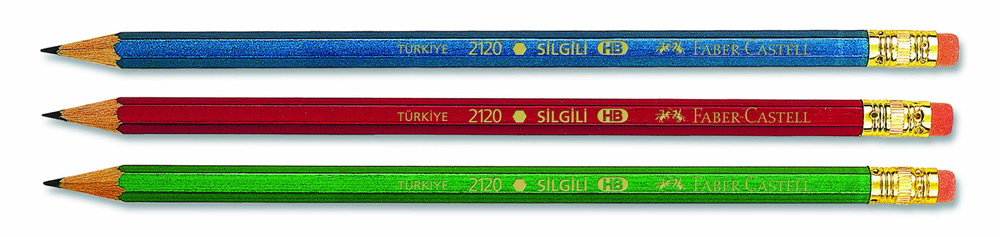 Faber Castell Köşeli Silgili Kurşunkalem