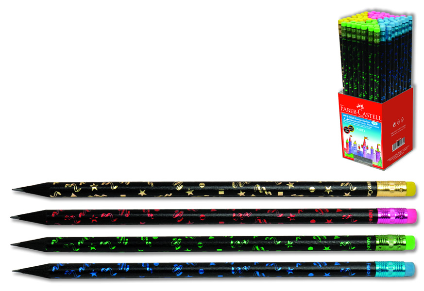 Faber Castell Party Kurşunkalem Siyah Lata