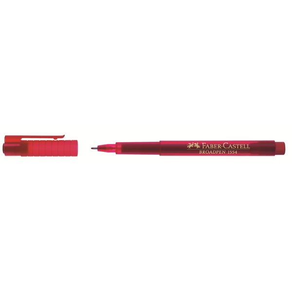 Faber Castell Broadpen Kırmızı 10 lu 
