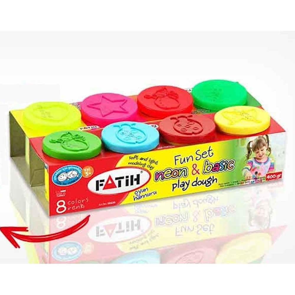 Fatih Mini Oyun Hamuru 8 Renk 
