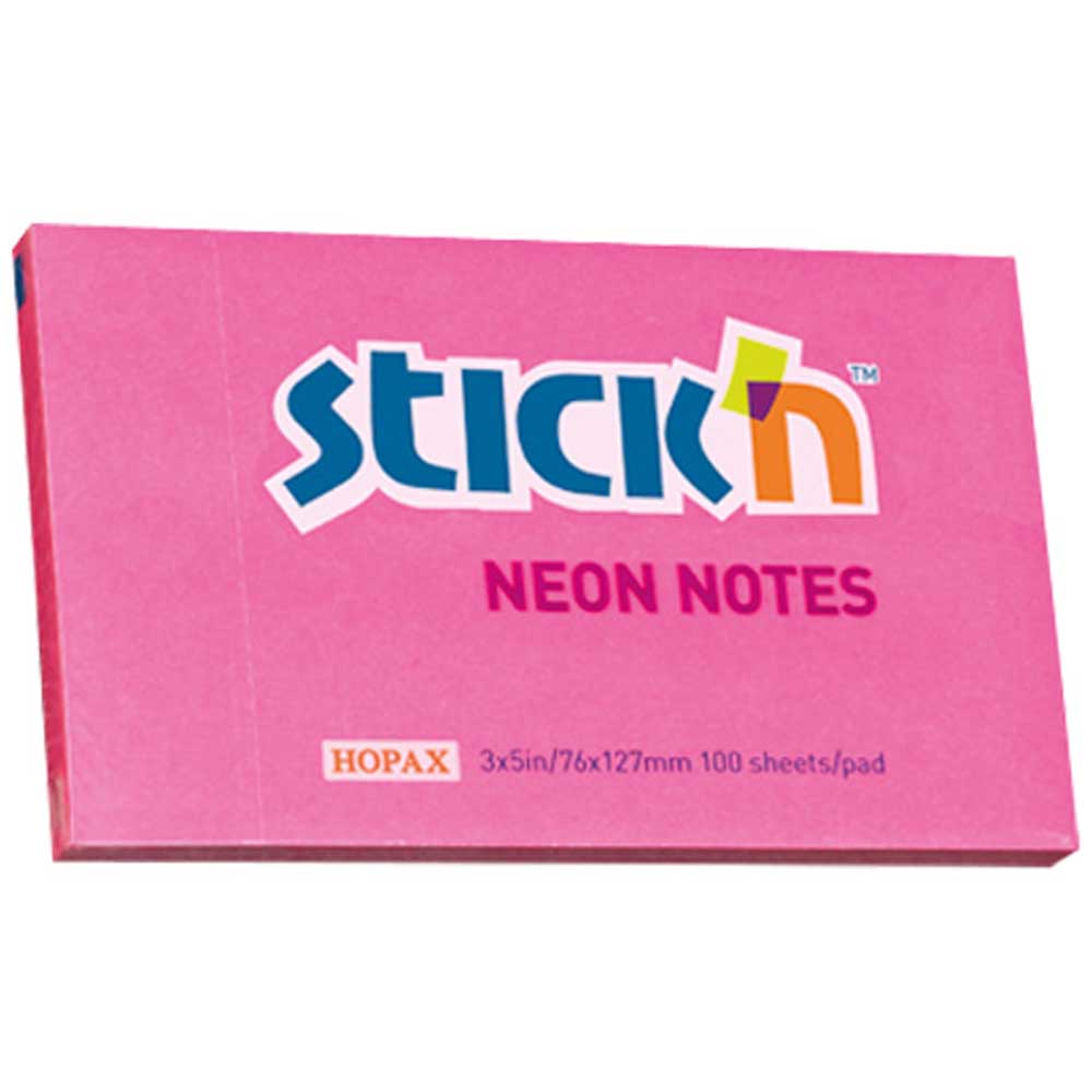 GIPTA GIPTA STICKN NOT KAĞ. NEON PEMBE 76x127MM 10