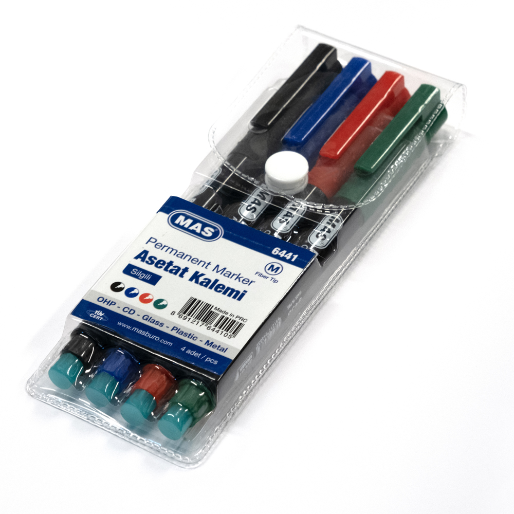 Asetat Kalemi - M Boy - 4'lü Kartela