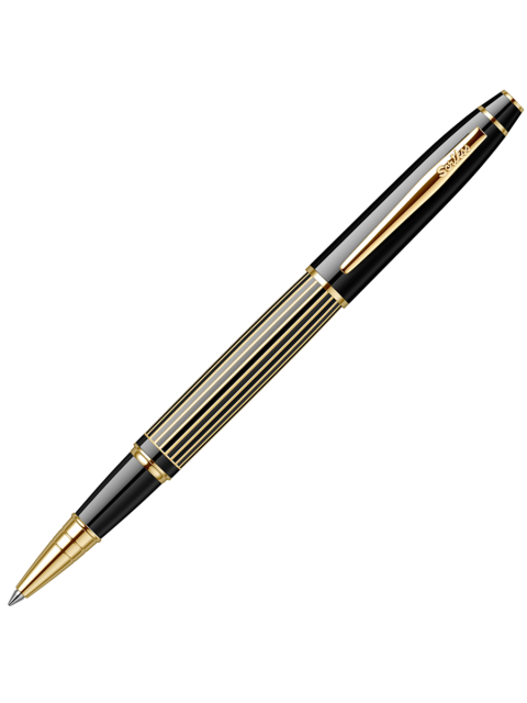 35L ROLLER ÇİZGİ DESENLİ SİYAH ALTIN