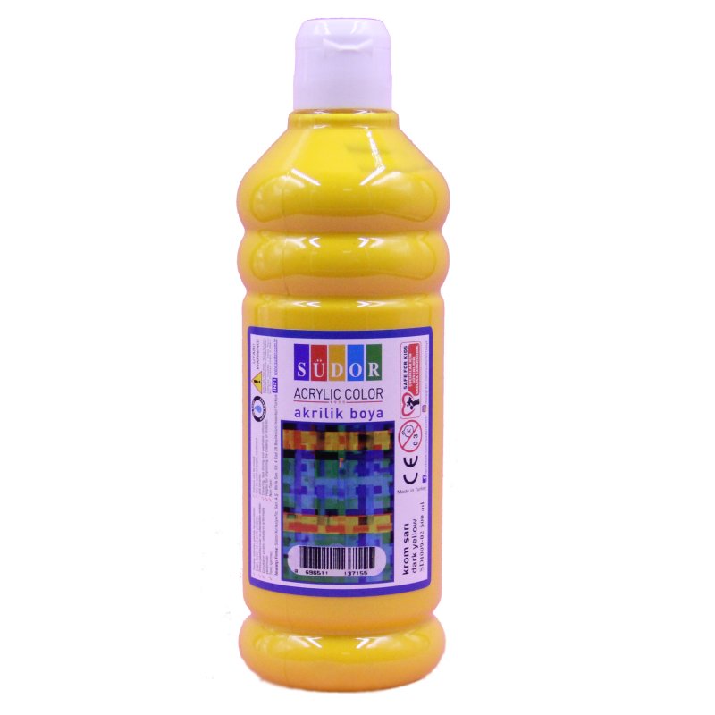 SÜDOR Akrilik Boya 500 ml Krom Sarı