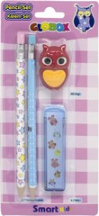 GLOBOX 3D SİLGİLİ +MİN VERSATİL SET (baykuş)-2563