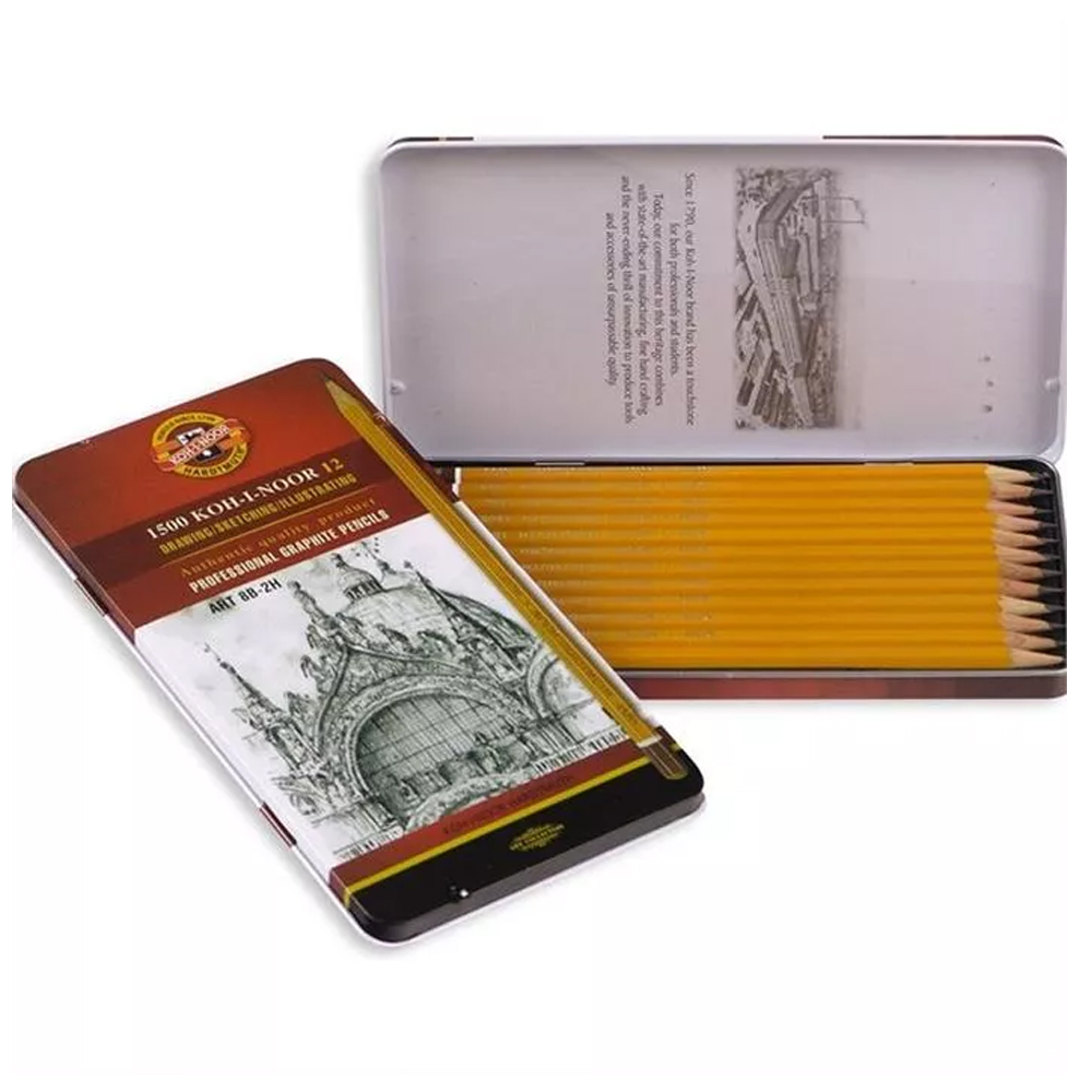KOHİNOOR Set of Graphite Pencils 1502 Art