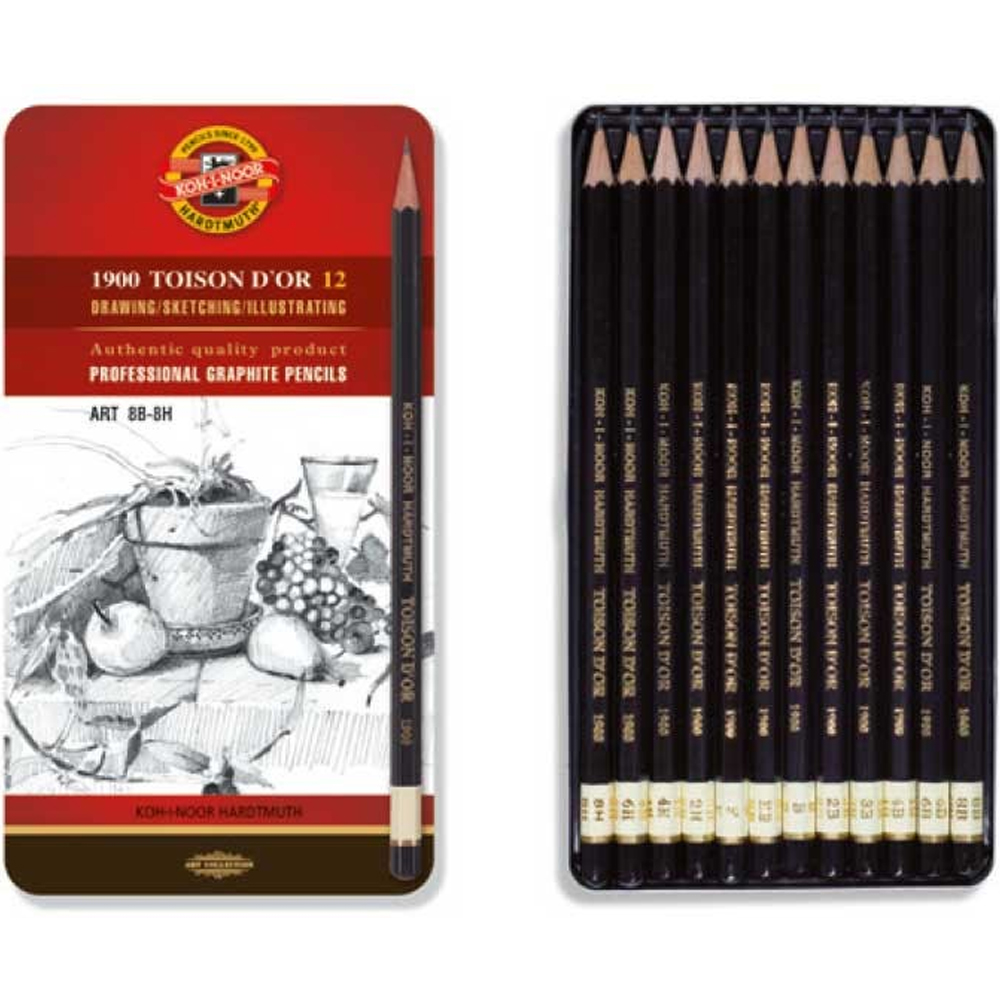 KOHİNOOR Set Of graphite Pencils 1902 12 
