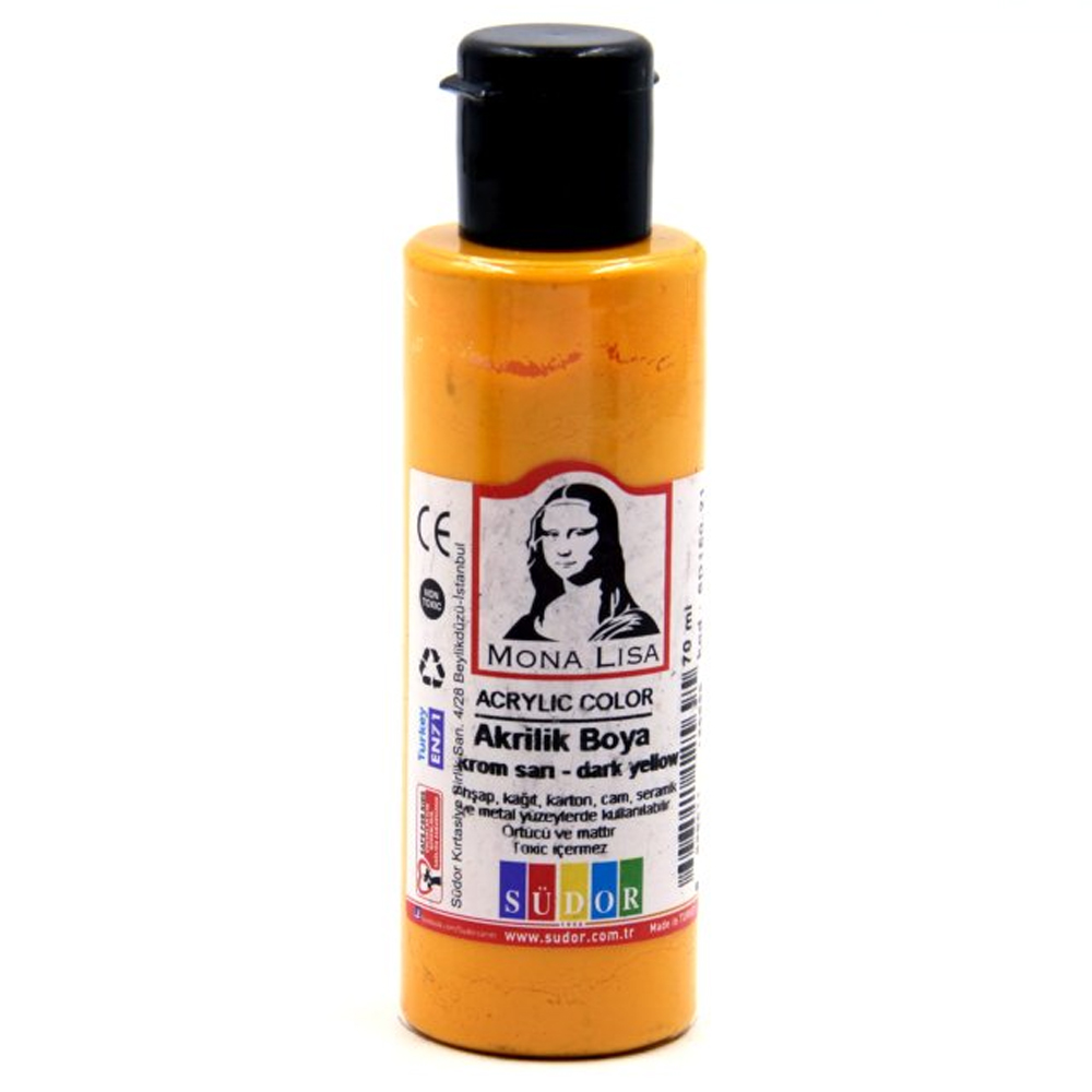 SÜDOR Akrilik Boya 70 ml Krom Sarı