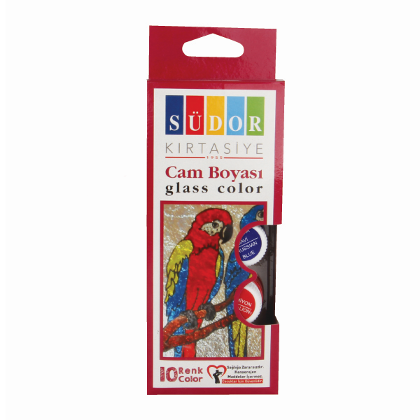 SÜDOR Cam Boya Su Bazlı Set 10x15 ml