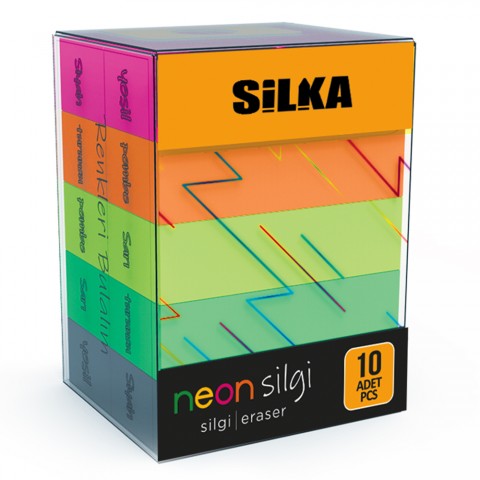 SİLKA SİLGY CORNOR NEON 5 RENK 10LU SİLGİ