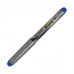 PILOT V-Pen Silver - Mavi