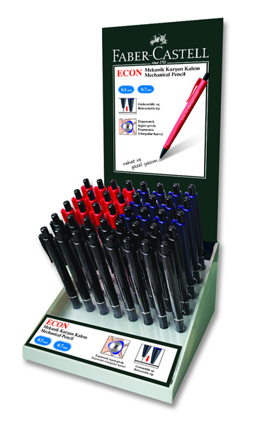 Faber Castell Econ Koyu Renkler 0.5+0.7mm 100 lü S