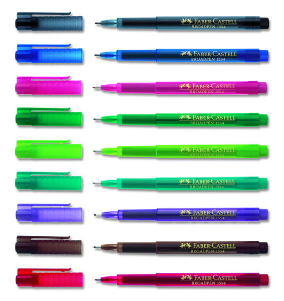 Faber Castell Broadpen Mor 10 lu 