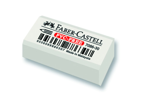 Faber Castell 7086/30 Beyaz Silgi, 30 lu