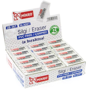 MİKRO 2B-36T SİLGİ 36 LI