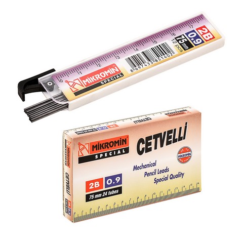 MİKRO M-750 75MM CETVELLİ KURŞUN KALEM UCU 0.9MM